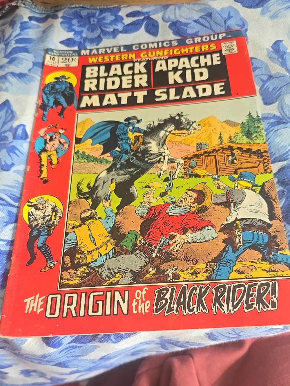 WESTERN GUNFIGHTERS #10 - JULY 1972 - MARVEL COMICS - BLACK RIDER ORIGIN